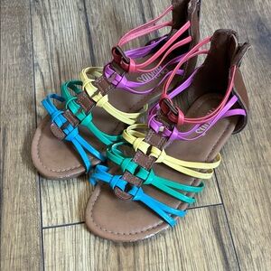 FabKids Multicolor Strappy Sandals